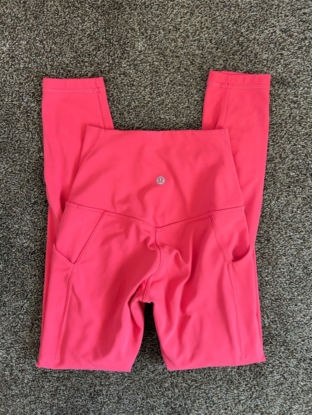 Lululemon Glaze Pink High Rise Leggings